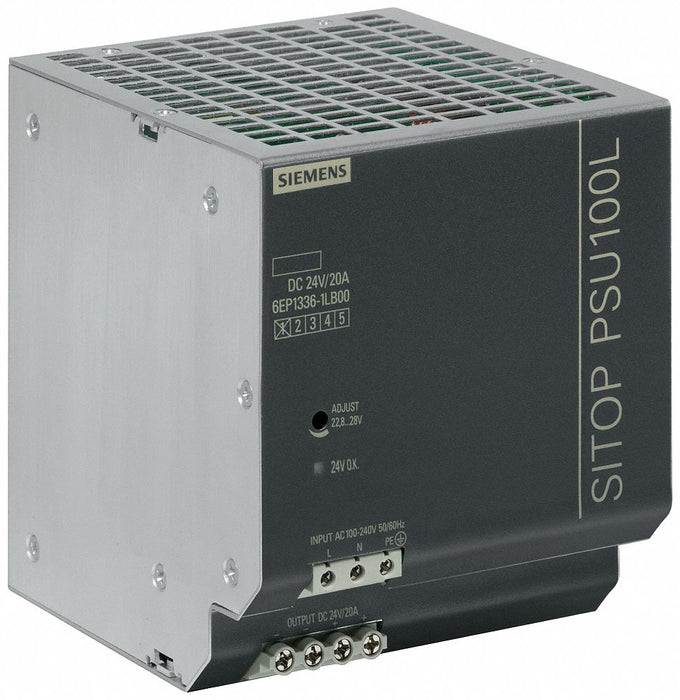 SITOP PSU100L 24 V/20 A Stabilized power
