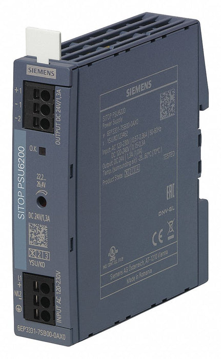 SITOP PSU6200 24 V/1.3 A Stabilized powe