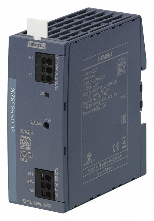 SITOP PSU6200 24 V/2.5 A Stabilized powe