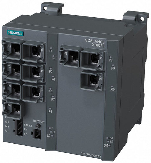 SCALANCE X310FE managed plus IE switch 