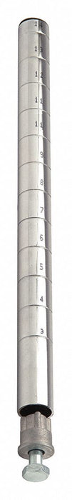 Wire Shlf Pst 34 inx1 in Quick-Adjust