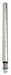 Wire Shlf Pst 34 inx1 in Quick-Adjust
