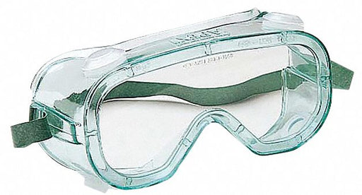 Protective Goggles Clear Lens Grn Frame