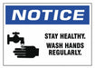 Adhesive Safety Sign