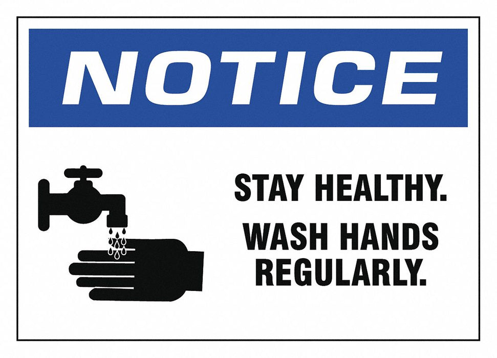 Adhesive Safety Sign