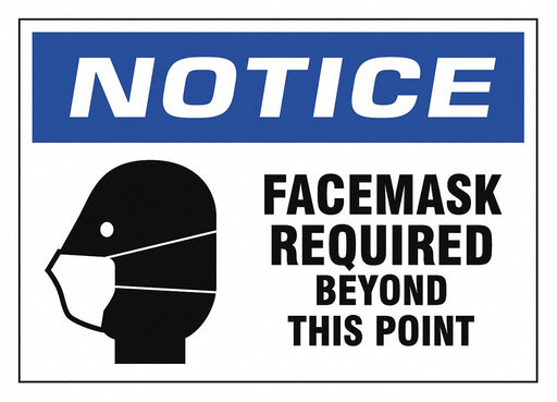 Adhesive Safety Sign