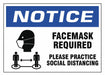 Adhesive Safety Sign