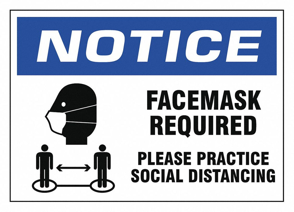 Adhesive Safety Sign