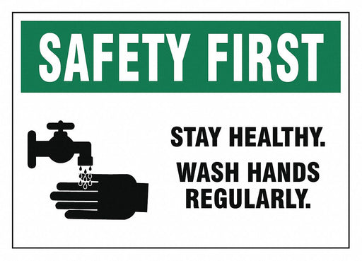 Adhesive Safety Sign