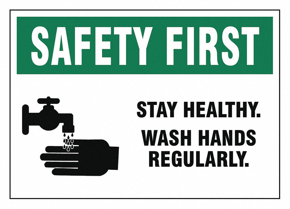 Adhesive Safety Sign