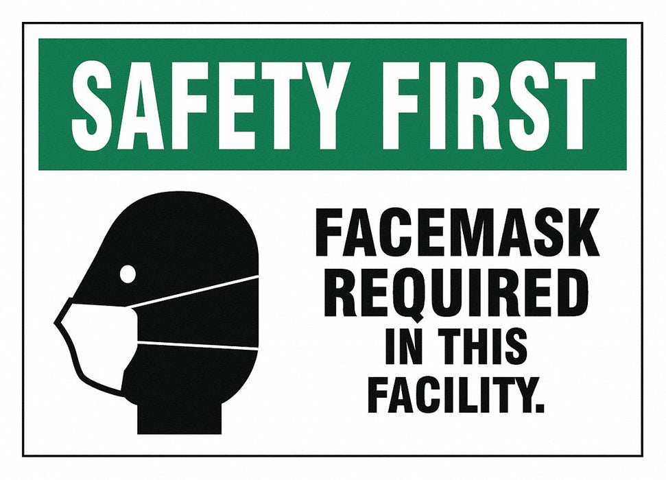 Adhesive Safety Sign