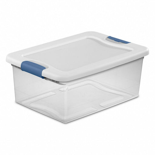 StorageTote 16.25inL 11.25inW Clear