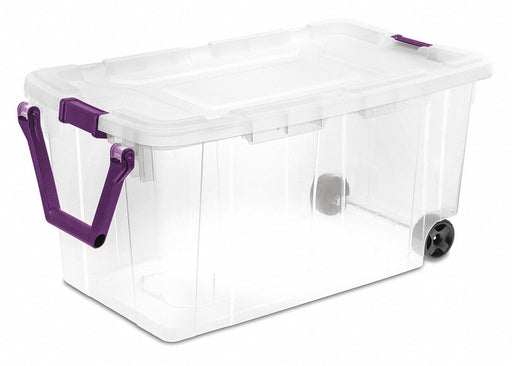 Storage Tote Clear Polypropylene