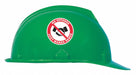 Hard Hat Label Vinyl Circle PK10