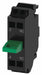 Contact Block Black/Green 1NO 22 mm