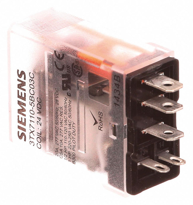 Plug-In Relay 24V DC 15 A 5 Pins