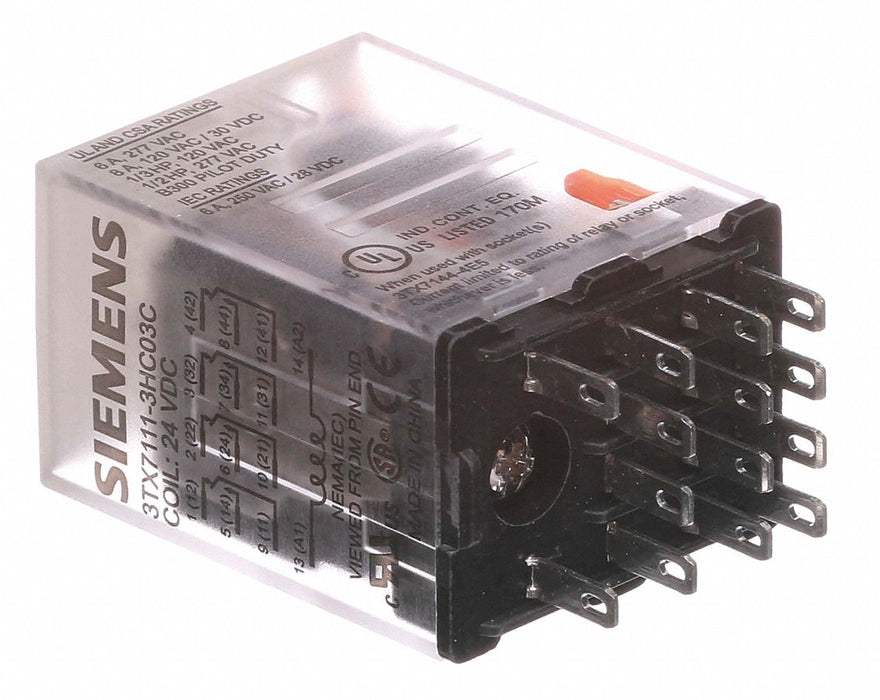 Plug-In Relay 24V DC 6 A 14 Pins