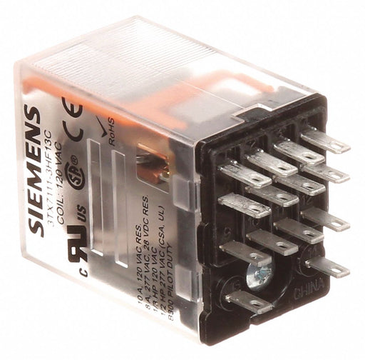 Plug-In Relay 120V AC 6 A 14 Pins