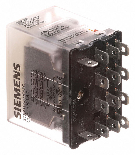 Plug-In Relay 120V AC 15 A 14 Pins