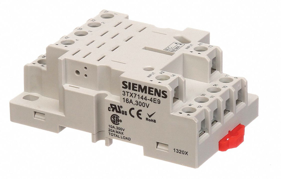 Relay Socket Screw Clamp 14 Pins