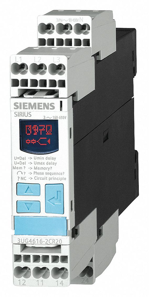 Digital monitoring relay 3-phase supply