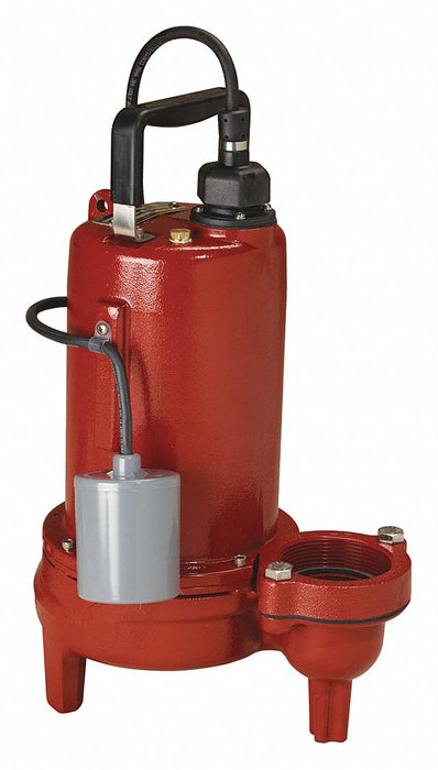 SewageEjectorPump 10ft 0.75hp 115VAC