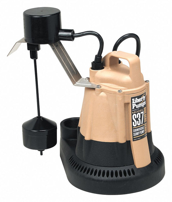 Submersible Sump Pump HP 1/3 115V 60 Hz