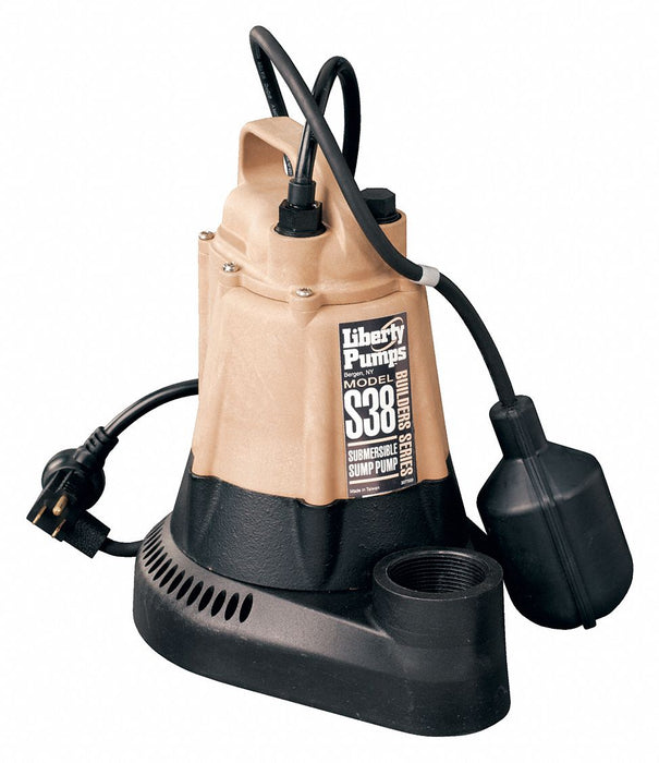 SubmersibleSumpPump 25ft 10in 115VAC