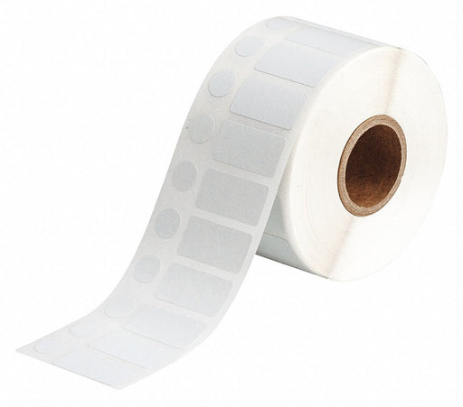 Pre-Cut Label Stock Roll White Matte