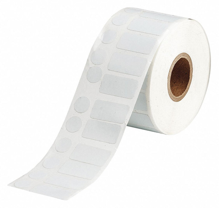 Pre-Cut Label Stock Roll White Matte