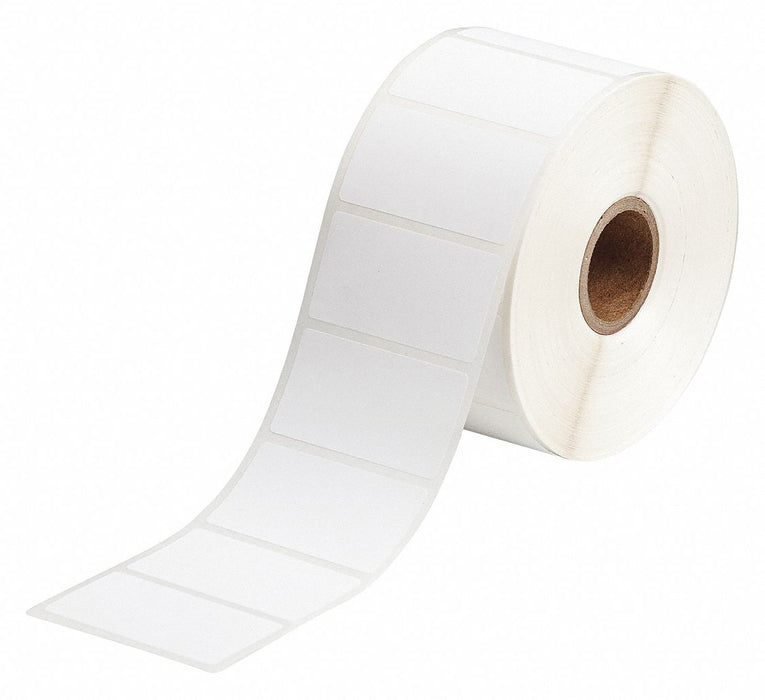 Pre-Cut Label Stock Roll White Matte