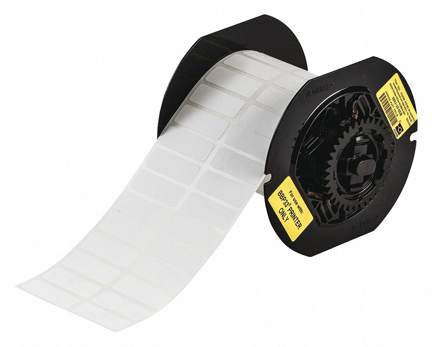 Pre-Cut Label Stock Roll White Matte