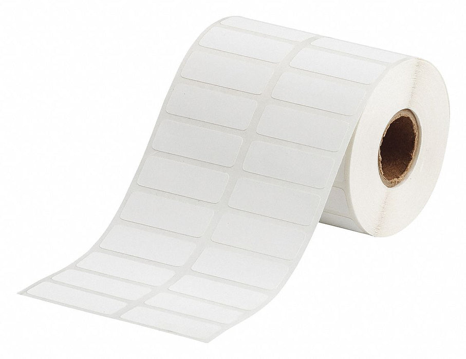 Pre-Cut Label Stock Roll White Matte