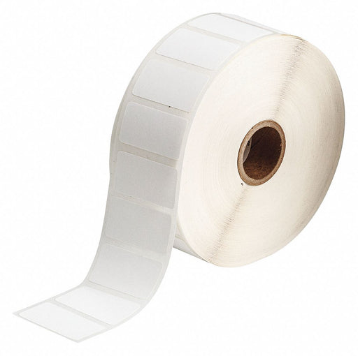 Pre-Cut Label Stock Roll White Matte