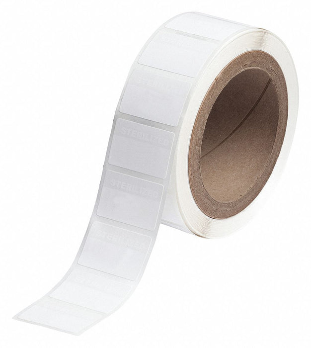 Pre-Cut Label Stock Roll White Matte