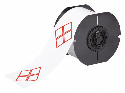 Pre-Cut Label Stock Roll White Gloss