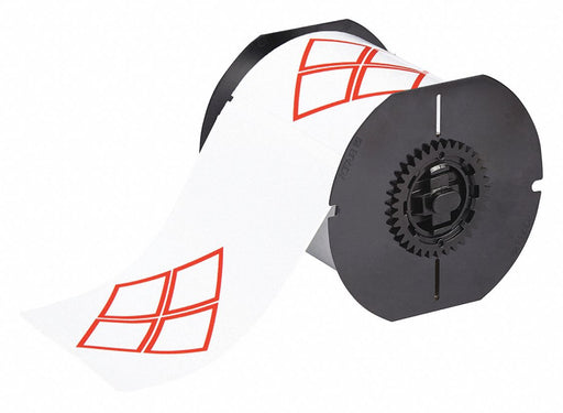 Pre-Cut Label Stock Roll White Gloss