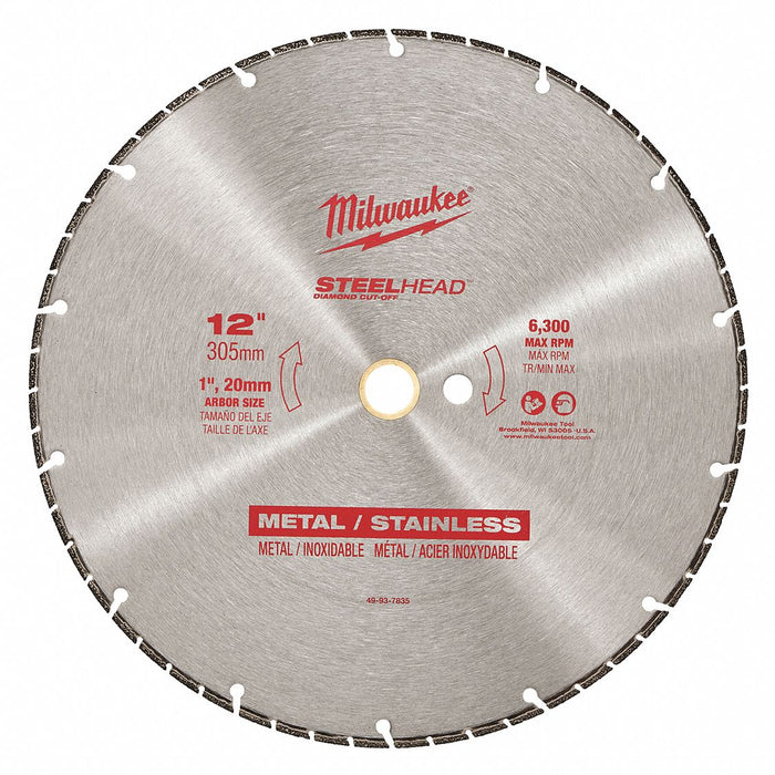 DiamondSawBlade Diam 12 Thick 0.79 