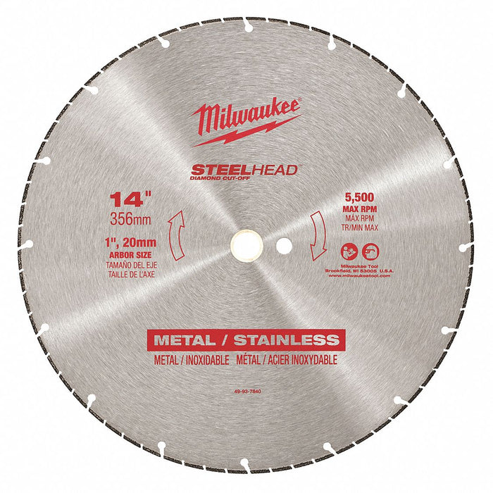 DiamondSawBlade Diam 14 Thick 0.79 