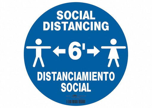 Safety Sign 12 H 12 W Plastic