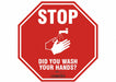 Safety Sign 12 H 12 W Plastic