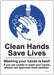 Hygiene Sign 14 H 10 W Rectangle