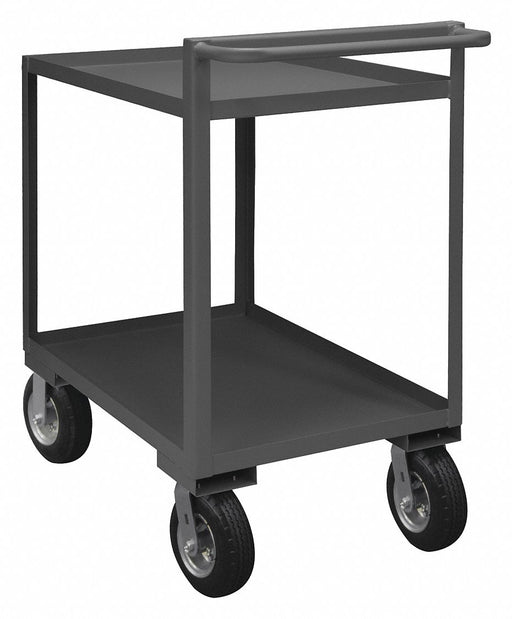 Cart Gray with 8 x3 Pneumatic Casters