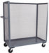 Stock Cart Mesh 3-Sided with Shelf
