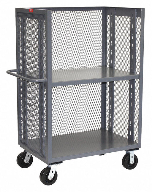 Stock Cart Mesh 3-Sided Adjustable