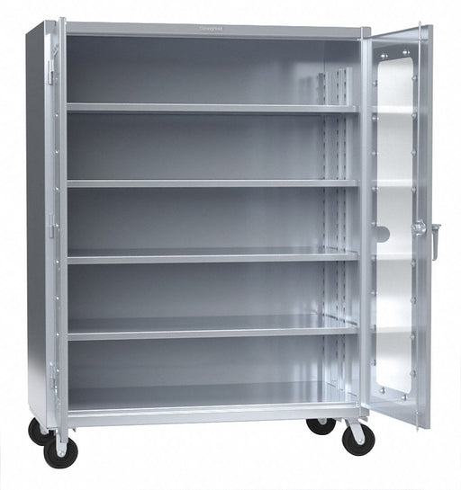 Storage Cabinet 72 x60 x30 Gray 4Shlv