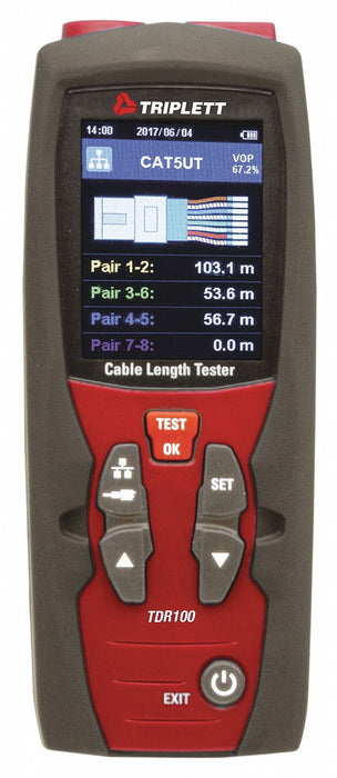 Cable Length Meter Measures ft/M