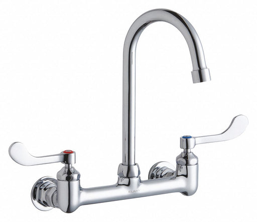 Faucet Wall Mt 5 Spout 4 Handle