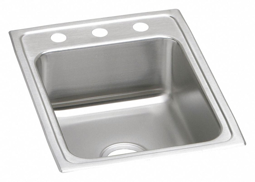 Sink SS Ada 17x22 Faucet 3 Hole
