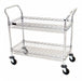 Utility Cart 2 Chrome Basket Shelves